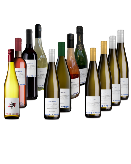 Maring-Prigge Probierpaket 3 - 12 verschiedene Weinflaschen aufgereit